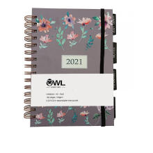 DR.OWL Custom Printing logo Schreibwaren Hardcover A5 Spiraltagebuchzeitschriften Notebook